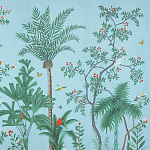 Обои ручная роспись Amazonia Duck Egg варинант исполнения - 2 | Loft Concept в Барнауле