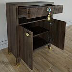 Комод Elsa Dreams Walnut Двухстворчатый  варинант исполнения - 1 | Loft Concept в Барнауле