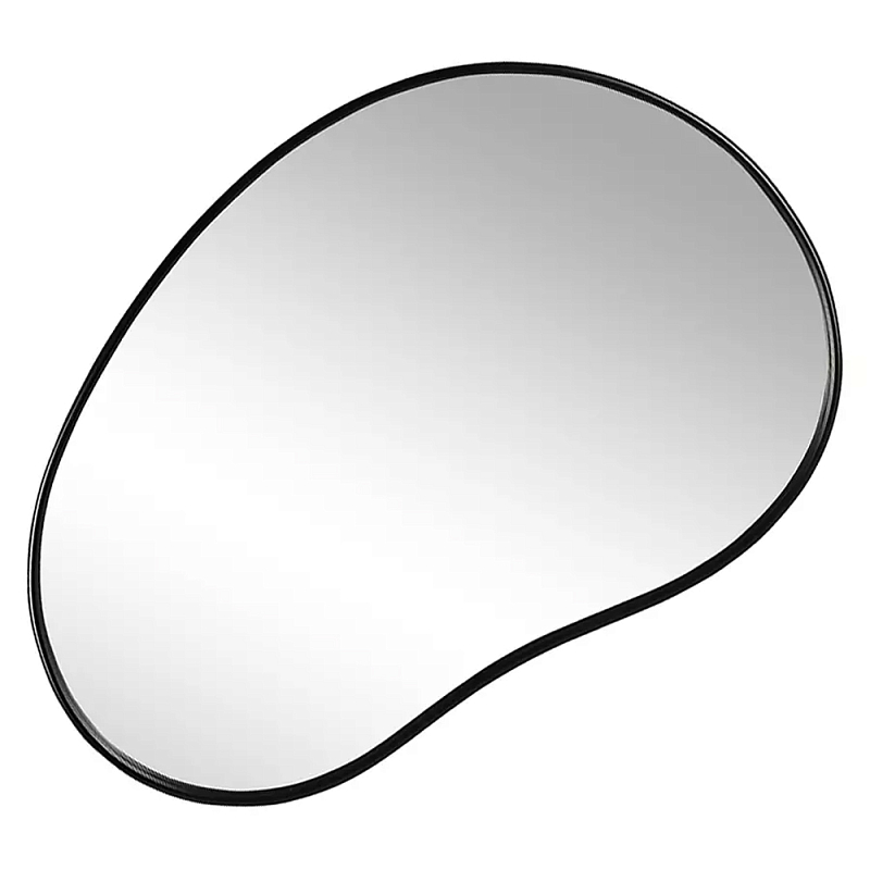 Зеркало асимметричной формы Oval Light Reflection Черный Зеркало асимметричной формы Oval Light Reflection Черный в Барнауле | Loft Concept