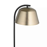 Торшер на изогнутом основании в сочетании черного и золотистого цвета Stable Base варинант исполнения - 2 | Loft Concept в Барнауле