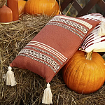 Подушка декоративная с вышивкой и кисточками Ethnic mix варинант исполнения - 5 | Loft Concept в Барнауле