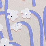 Подушка декоративная с цветочным принтом Blossom Essence Lily варинант исполнения - 3 | Loft Concept в Барнауле