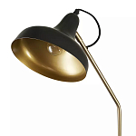 Торшер с плафоном в форме купола в сочетании черного и золотистого цвета Minimalist Execution варинант исполнения - 1 | Loft Concept в Барнауле