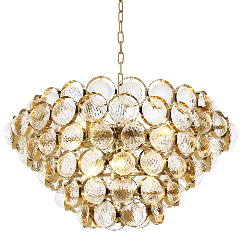 Люстра Chandelier Opera Глянцевое золото Прозрачный (Transparent) в Барнауле | Loft Concept 