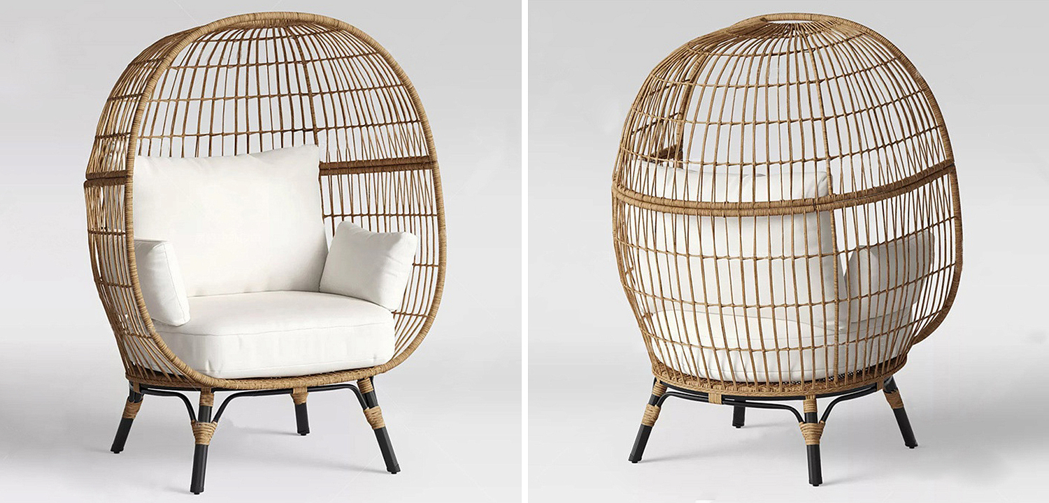Плетеное кресло Myah Wicker Armchair Плетеное кресло Myah Wicker Armchair - Loft-Concept в Барнауле