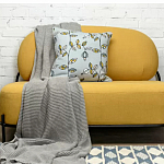 Чехол на подушку с рисунком и вышивкой Aurora Allure Sprout варинант исполнения - 5 | Loft Concept в Барнауле