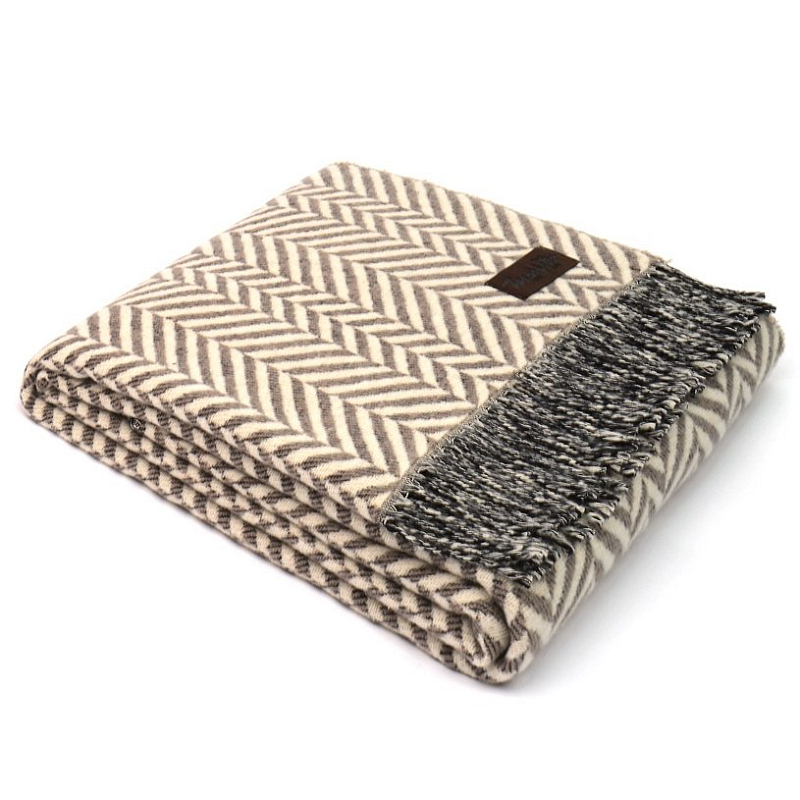 Плед PALLADIO 0001 Marzotto Бежевый в Барнауле | Loft Concept 