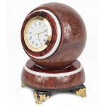 Часы настольные в виде шара из натурального камня Ball Stone Clock варинант исполнения - 4 | Loft Concept в Барнауле