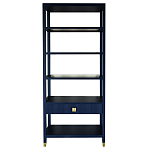 Стеллаж Elsa Dreams Blue со стеклянными полками и ящиком варинант исполнения - 7 | Loft Concept в Барнауле