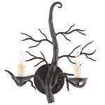 Бра черное в виде ствола дерева Branched Tree варинант исполнения - 2 | Loft Concept в Барнауле