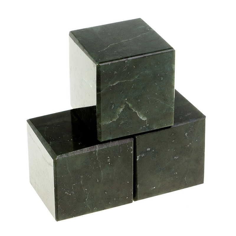 Камни для охлаждения виски из чёрного змеевика Natural Stone Cube Черный Камни для охлаждения виски из чёрного змеевика Natural Stone Cube Черный в Барнауле | Loft Concept