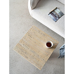 Столик приставной с квадратной столешницей Textured Cream Table варинант исполнения - 5 | Loft Concept в Барнауле