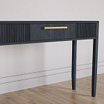 Элегантная Консоль Primo с выдвижным ящиком Черный дуб варинант исполнения - 3 | Loft Concept в Барнауле