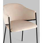 Стул Brace велюр молочный варинант исполнения - 2 | Loft Concept в Барнауле