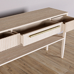 Дизайнерская Консоль с полкой и ящиком Primo Светлый дуб варинант исполнения - 5 | Loft Concept в Барнауле