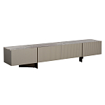 Тумба под телевизор серая с мраморной столешницей Uniqueness Marble варинант исполнения - 1 | Loft Concept в Барнауле