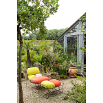 Дизайнерское разноцветное кресло на металлическом каркасе с подставкой для ног Poltronova Plasma Armchair варинант исполнения - 9 | Loft Concept в Барнауле