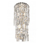 Бра с каскадом из прозрачного хрусталя и корпусом из металла цвета хром Constant Sparks варинант исполнения - 2 | Loft Concept в Барнауле