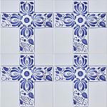 Плитка с узором Кресты варинант исполнения - 1 | Loft Concept в Барнауле