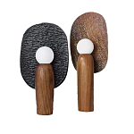 Настольная лампа из дерева Decorative Wooden Lamp варинант исполнения - 1 | Loft Concept в Барнауле