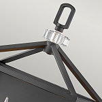 Бра в черном цвете с двумя лампами в форме свечи и стеклянными элементами Hinkley варинант исполнения - 2 | Loft Concept в Барнауле