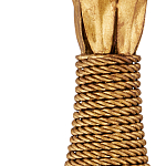 Люстра золотая с декором в виде перьев Bunch of Feathers варинант исполнения - 2 | Loft Concept в Барнауле