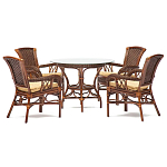 Комплект обеденный из ротанга Eloise варинант исполнения - 1 | Loft Concept в Барнауле