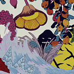 Homer Simpson in Paradise картина акрил на холсте варинант исполнения - 3 | Loft Concept в Барнауле