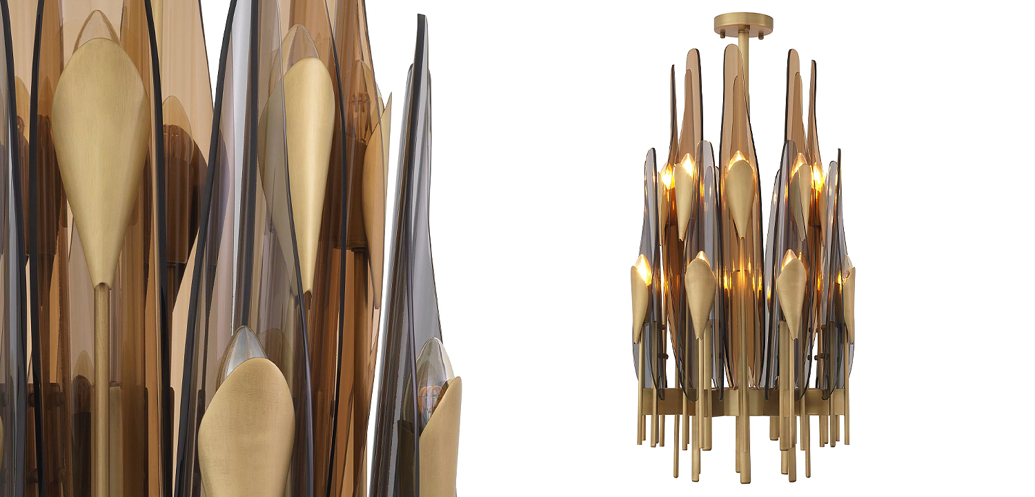 Люстра Eichholtz Chandelier Sky Vertical Люстра Eichholtz Chandelier Sky Vertical - Loft-Concept в Барнауле