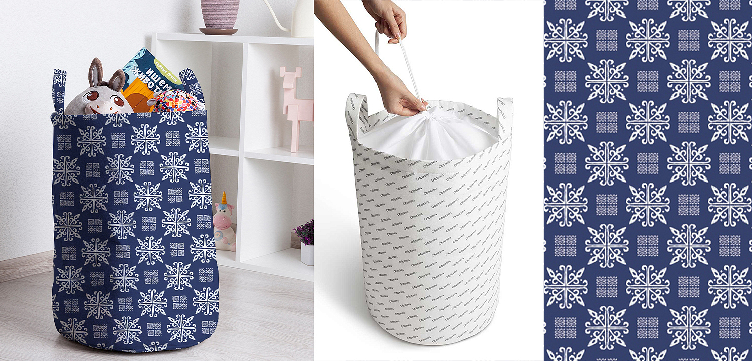 Корзина Snowflakes Basket Корзина Snowflakes Basket - Loft-Concept в Барнауле