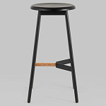 Черный барный стул Knopper варинант исполнения - 2 | Loft Concept в Барнауле