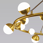 Люстра подвесная светодиодная с плафонами в форме шара Italian Globe Cedar Moss Light варинант исполнения - 3 | Loft Concept в Барнауле