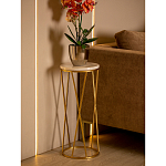 Столик дизайнерский Beige marble варинант исполнения - 4 | Loft Concept в Барнауле