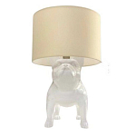 Настольная лампа COLLECTION OF DOGS с абажуром Бульдог варинант исполнения - 2 | Loft Concept в Барнауле