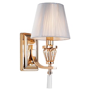 Бра с абажуром из серых нитей Voile