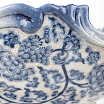 Фарфоровая чаша с птицами Blue and White варинант исполнения - 3 | Loft Concept в Барнауле