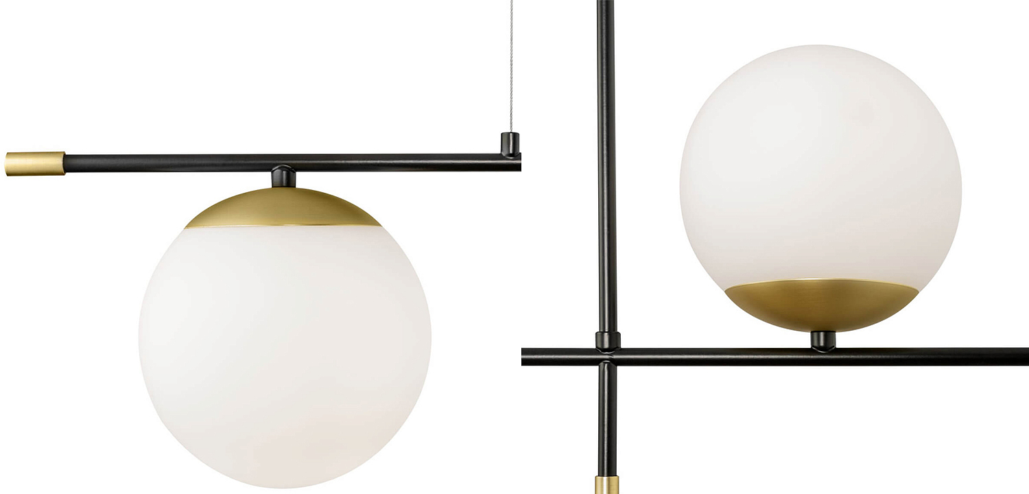 Светильник Spike Two Balls Hanging Lamp Светильник Spike Two Balls Hanging Lamp - Loft-Concept в Барнауле