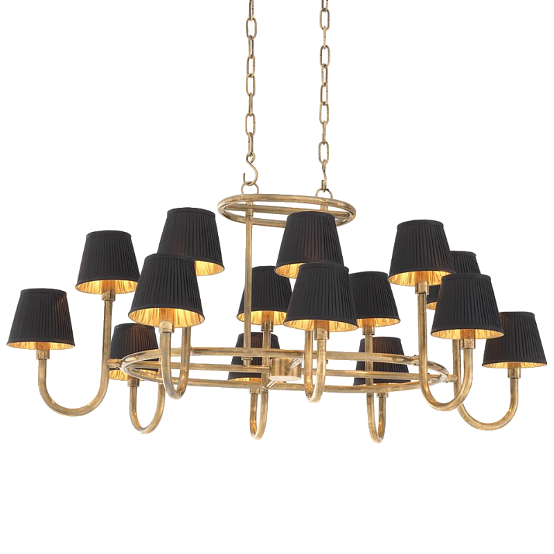 Люстра Chandelier Sparrows Латунь Черный Люстра Chandelier Sparrows Латунь Черный в Барнауле | Loft Concept