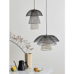 Подвесной светильник Black Grey Mesh Tube Lampshade Hanging Lamp варинант исполнения - 6 | Loft Concept в Барнауле