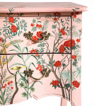 Комод розовый с росписью Цветы L.XV CHEST OF DRAWERS Flowers варинант исполнения - 3 | Loft Concept в Барнауле
