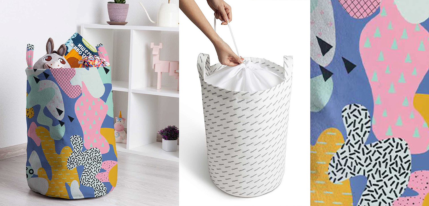 Корзина Pastel Abstraction Basket Корзина Pastel Abstraction Basket - Loft-Concept в Барнауле