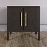 Тумбочка Primo с дверцами шпон темный орех варинант исполнения - 2 | Loft Concept в Барнауле