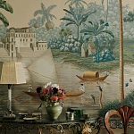 Обои ручная роспись River Scenes of Bengal Kolkata варинант исполнения - 5 | Loft Concept в Барнауле