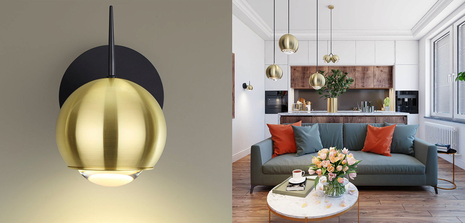 Бра Ivor Sconce Gold Бра Ivor Sconce Gold - Loft-Concept в Барнауле
