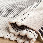 Ковер Woven from Wool с бахромой по краям варинант исполнения - 2 | Loft Concept в Барнауле