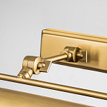 Светильник для картин цвета состаренная латунь с широким плафоном на прямоугольном основании Elstead Lighting варинант исполнения - 9 | Loft Concept в Барнауле