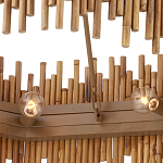 Люстра с абажуром из ротанга Wicker Furniture варинант исполнения - 2 | Loft Concept в Барнауле