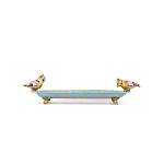 Блюдо фарфоровое Экзотические птички Vivole варинант исполнения - 2 | Loft Concept в Барнауле