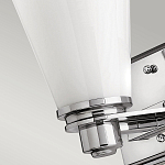 Бра для ванных комнат с белыми стеклянными конусными плафонами Hinkley варинант исполнения - 8 | Loft Concept в Барнауле