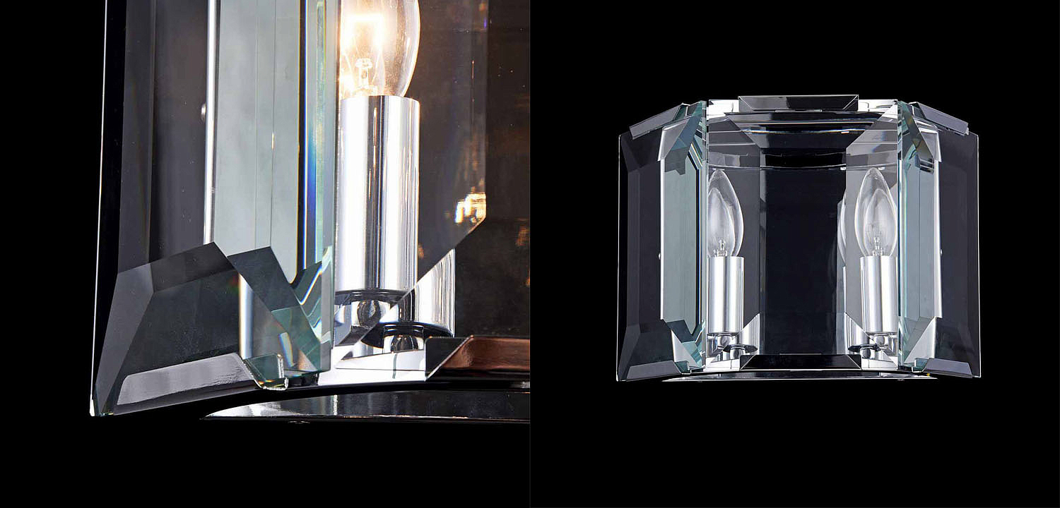 Бра Lari Harlow Crystal Round chrome Бра Lari Harlow Crystal Round chrome - Loft-Concept в Барнауле